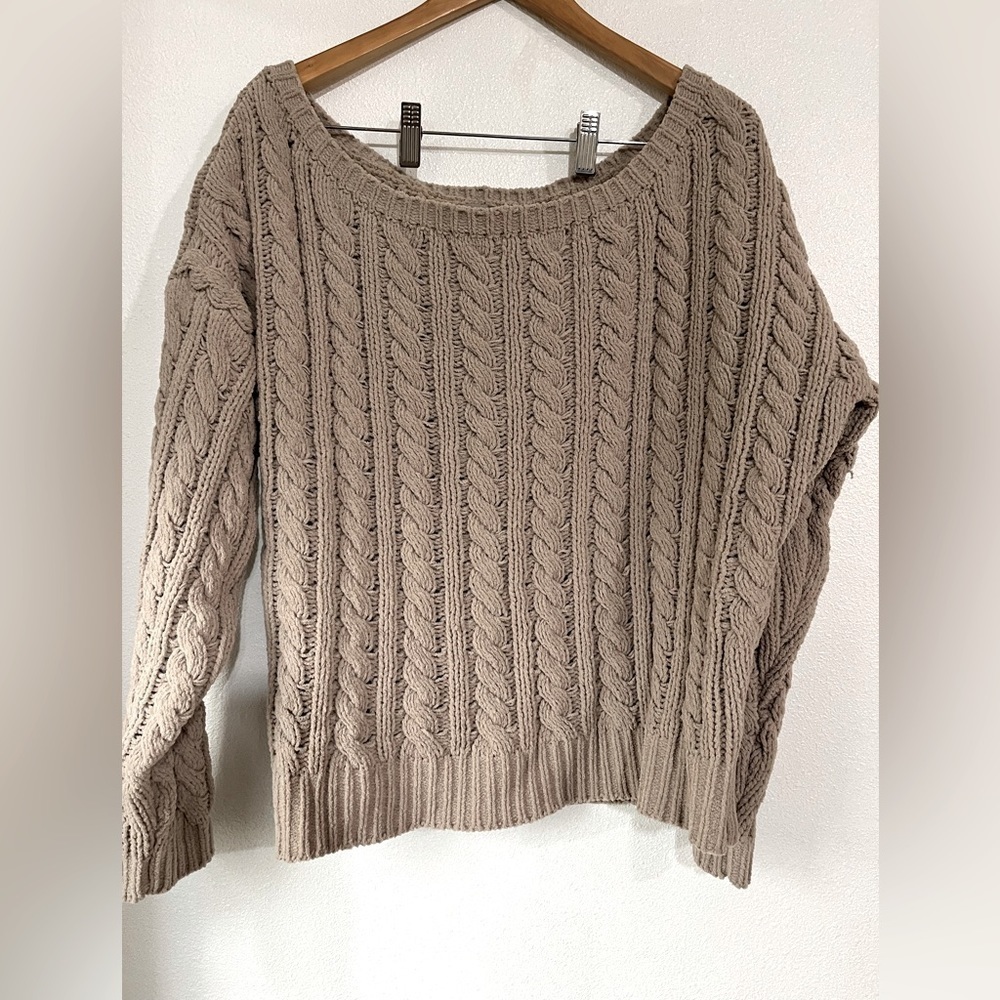 ASOS  tall size 12 knitted sweater top cable NWT